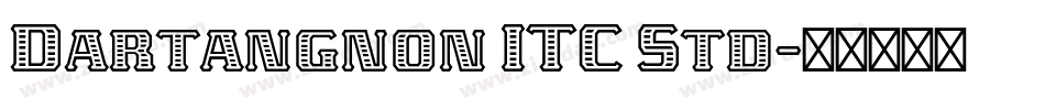Dartangnon ITC Std字体转换